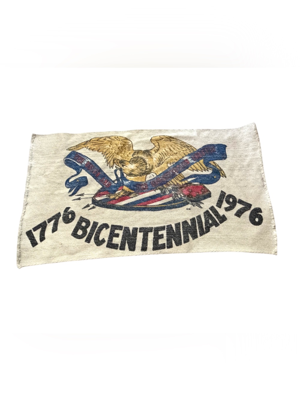 Vintage 1976 Bicentennial Eagle Rug